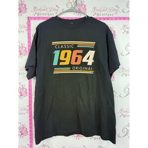Tshirt Classic 1964 Original Graphic Tee - Black